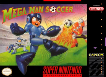 Mega Man Soccer (USA) box cover front